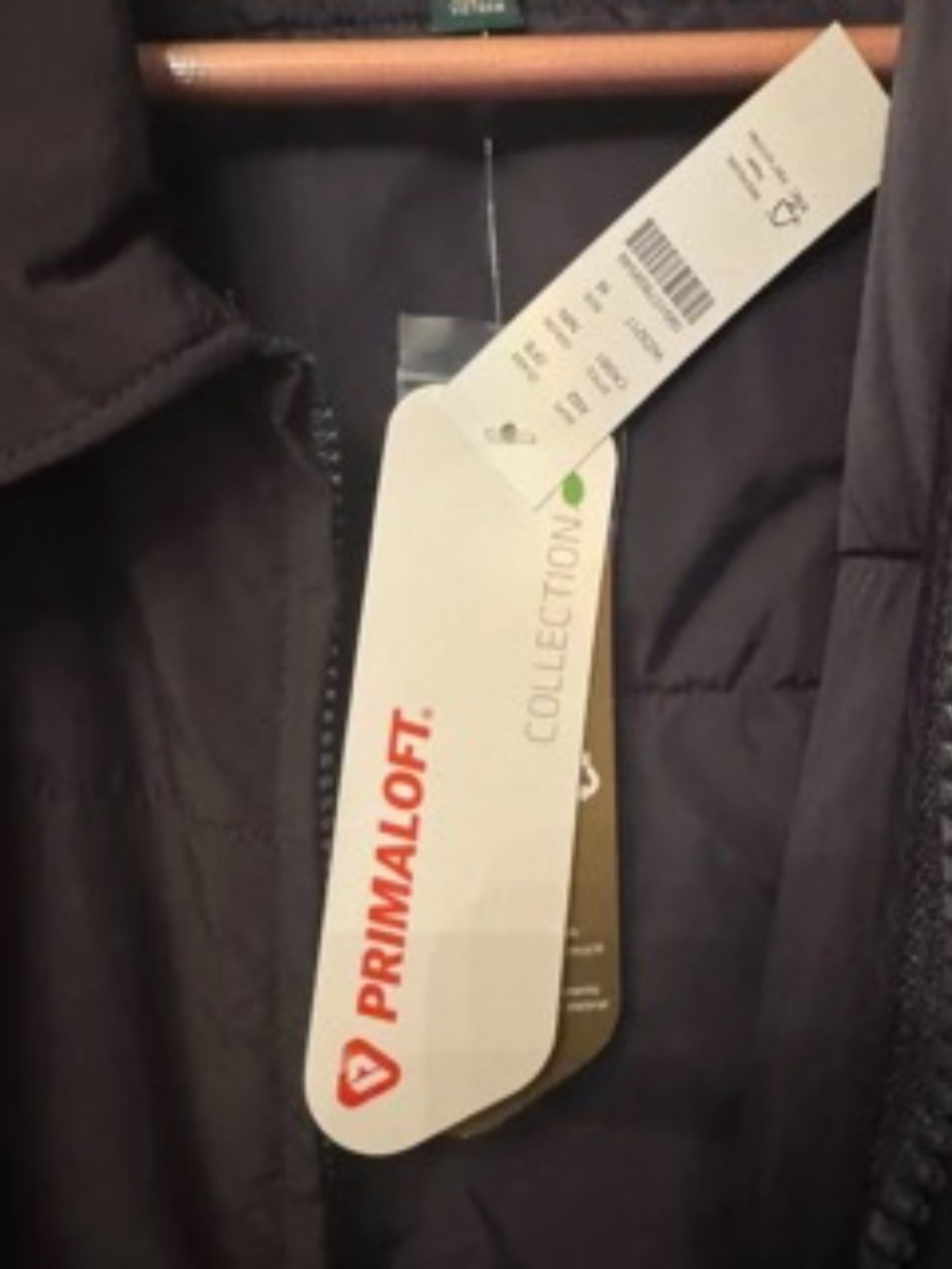 J. Crew Box-quilt insulated jacket with PrimaLoft * Navy Ink * Medium - Picture 6 of 7